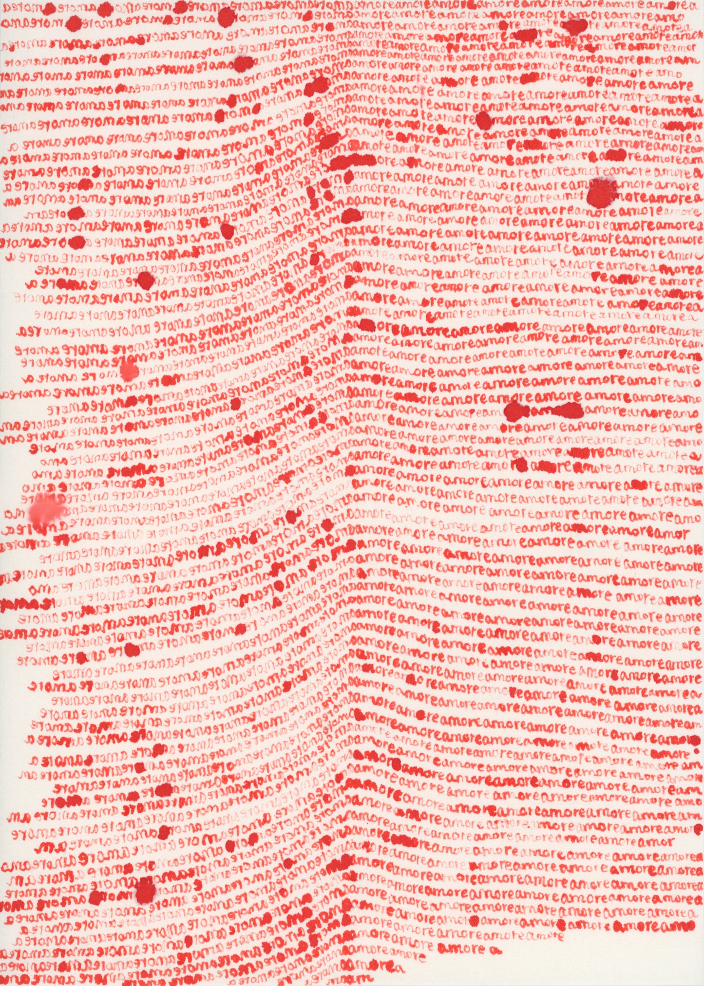 Edition QIN HAN, Série Amour, signée et numérotée, format A4, 30 ex